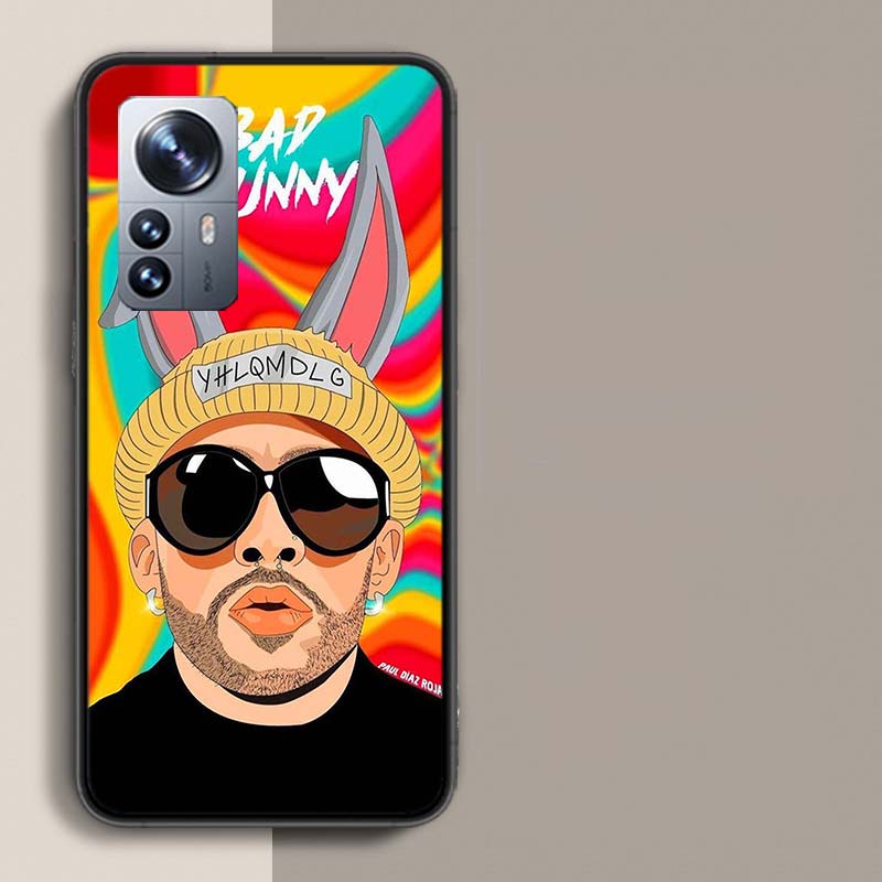 B-Bad B-Bunny Phone Case For Redmi Note 13 Pro Plus 14 Pro+ 12S 12 11S 11T 11E 11 10S 10 9S 9 Xiaomi Capa TPU