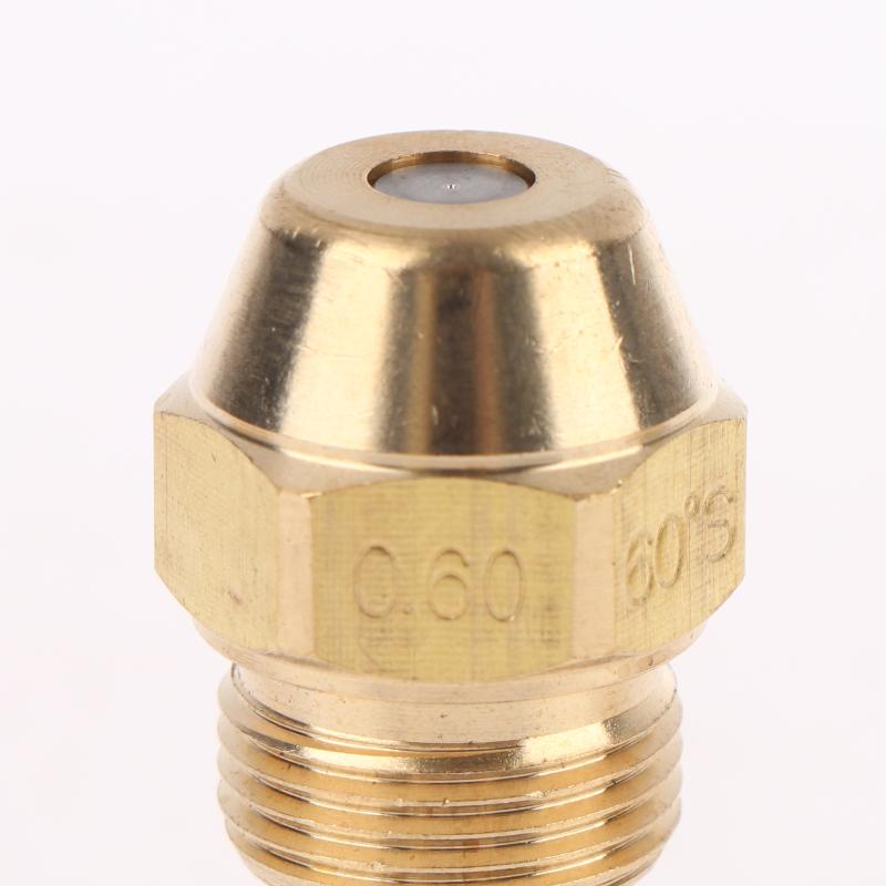 Brass Fuel Oil Nozzle High Heat Resistant High Precision for Agricultural Greenhouse Boiler Heating Oil Burners