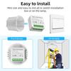 Tuya Zigbee Mini Smart Switch Module 10A 2/3/4 Gang 2-way Control Timing DIY Automation Breaker Smart Home For Alexa Google Home
