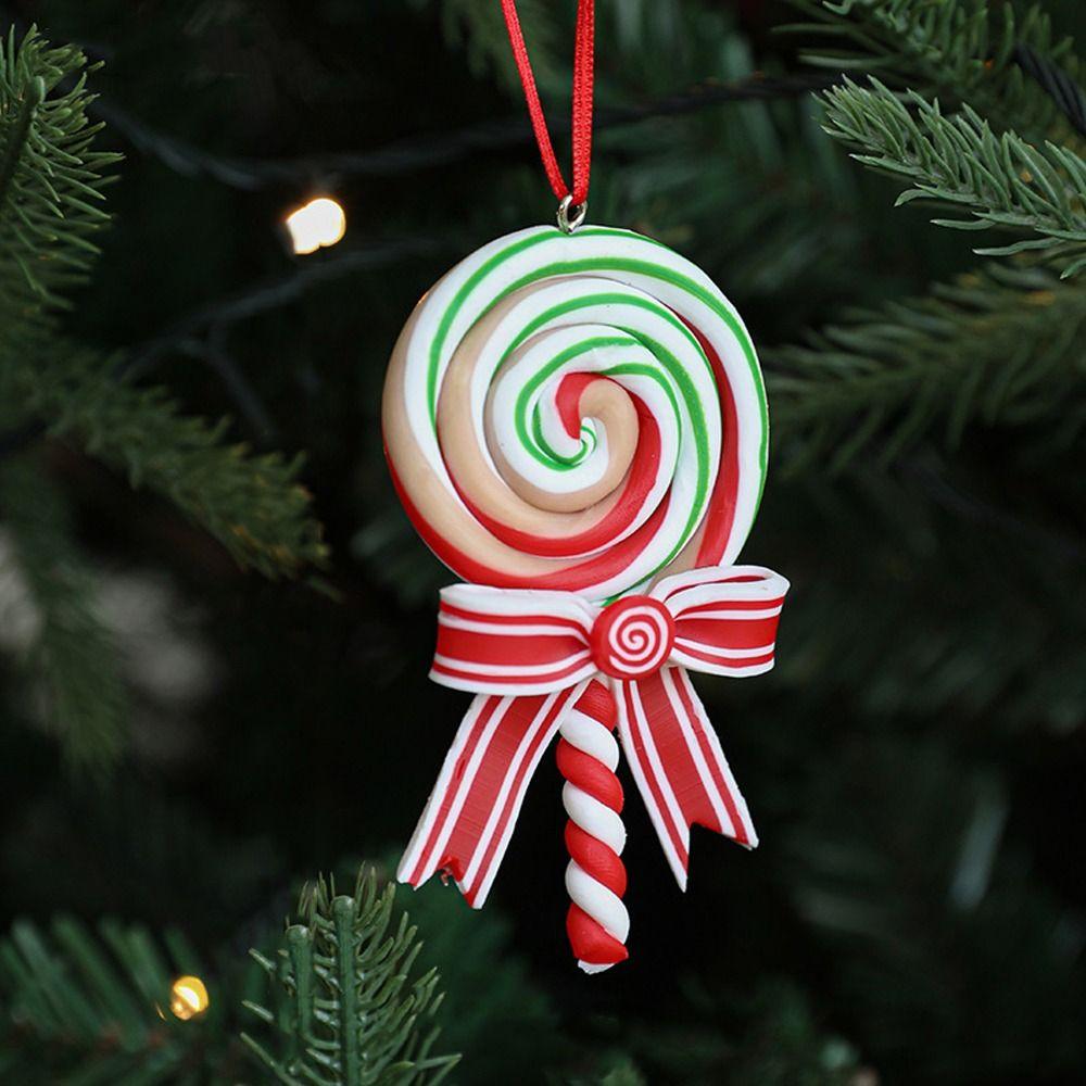 Cartoon Christmas Candy Cane Ornaments Festival Candy Cane Hanging Decorations  Holiday Decor