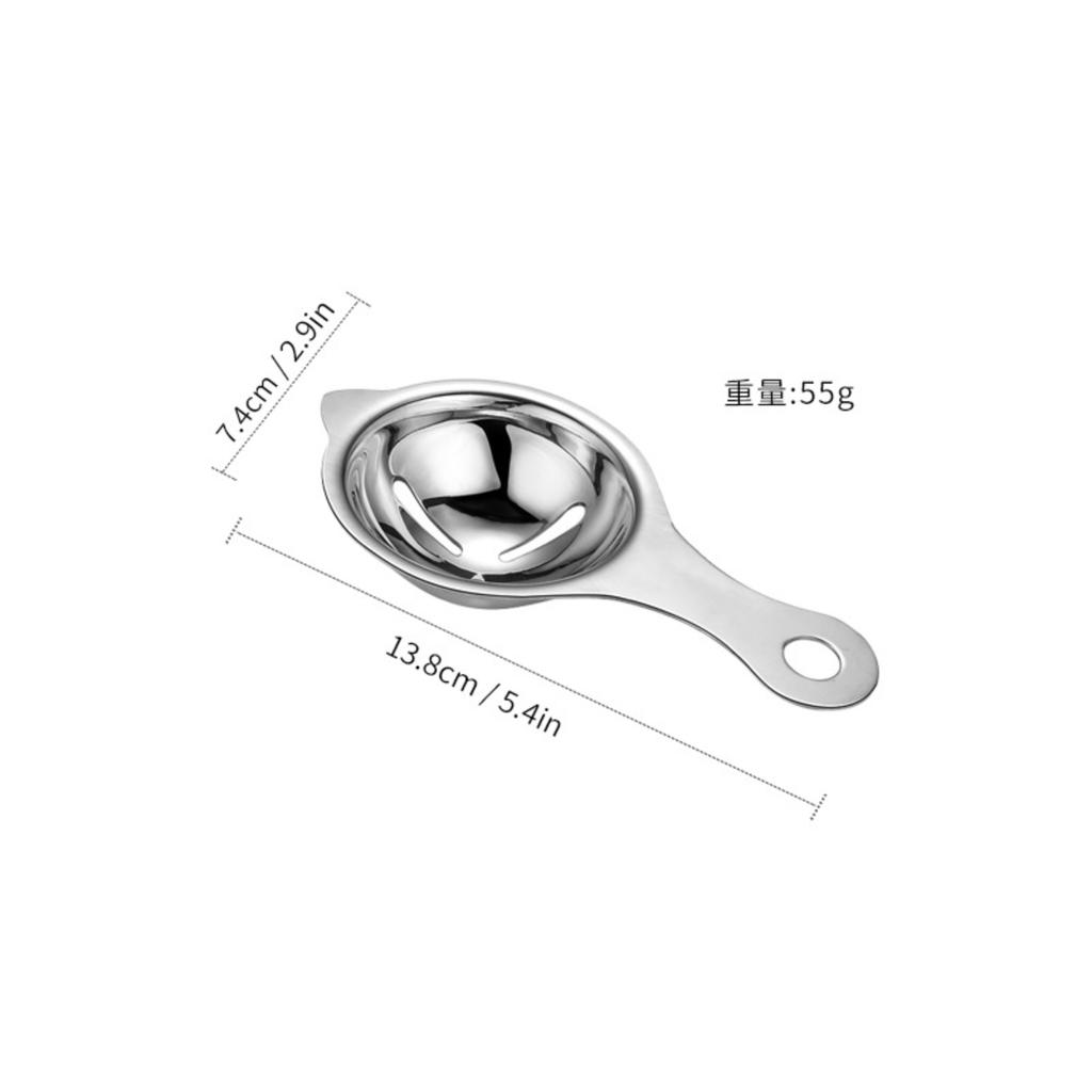 Separatore di Uova Setaccio Gadget da Cucina Filtro Setaccio Divisore Supporto in Acciaio Inossidabile