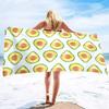 Avocado Beach Towels,Outdoors Pool Microfiber Towel Soft Fluffy and Super Absorbent Sand Free Quick Dry Lightweight Bath Towels