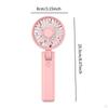 Desk Fan Folded Handheld Portable Small Hand Necklace Personal Cooling for Park