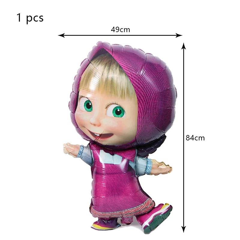 Masshaed Verjaardagsfeest Decoratie Tafelgerei Set Beren Borden Bekers Banner Ballonnen Kinderen Babyborrel Cadeaus Meisjes Fotohokje Prop