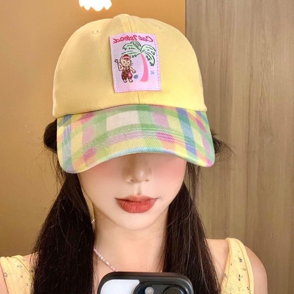Embroidery Baseball Hat Spring Summer Snapback Cap Trendy Peaked Cap  Teenagers