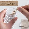 Travel Cosmetic Jar Empty Stackable Jars Loose Power Pot Eye Shadow Powder Small Portable Bottles