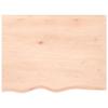 VidaXL Table Top 80x60x6 Cm Solid Untreated Oak Wood 3156298