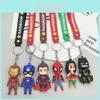 Marvel And Dc Hero Keychain Set Durable And Colorful Superheroes Keyring For Kids And Adults