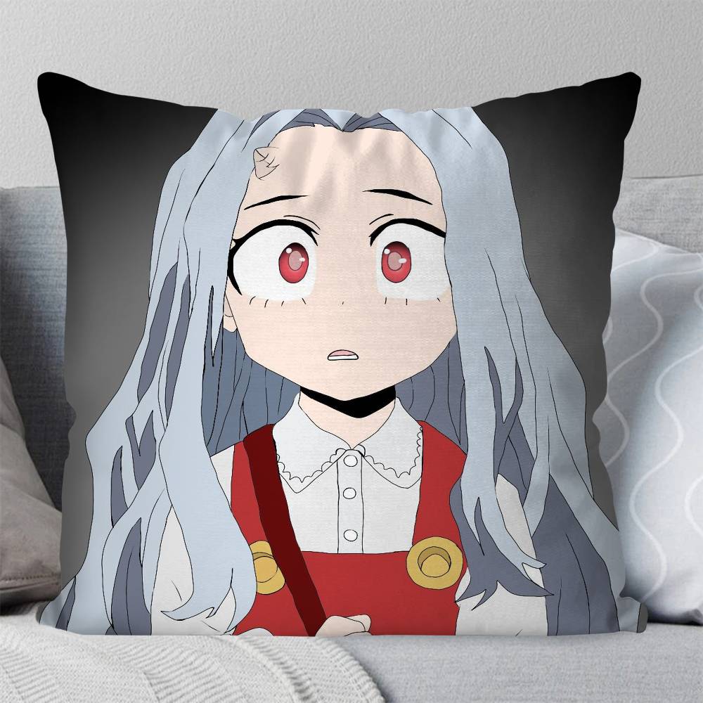 Eri Anime My HHero Academia Pillow Case Fashion Square Pillowcase Bedroom Sofa Room Ins Decoration Leisure