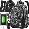 Plecak Tornister Szkolny Dla Chłopca 35L Usb Świecący +5 Gratisów Klasa 1 3