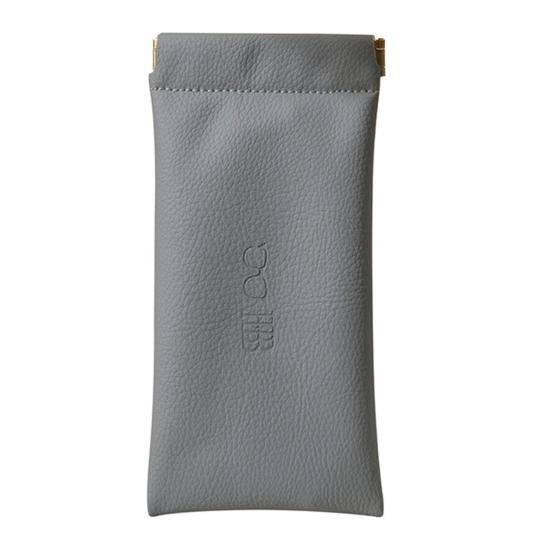 Oppbevaringspose for briller Automatisk lukking Vanntett Fuskepussskinn Bærbar Ensfarget Solbrilleoppbevaringspose Utendørs Reise Brilleorganisator