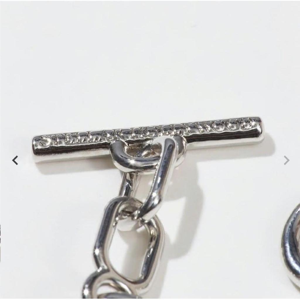 [Stella Hollywood] Metal Shiny Chain Necklace (Silver)