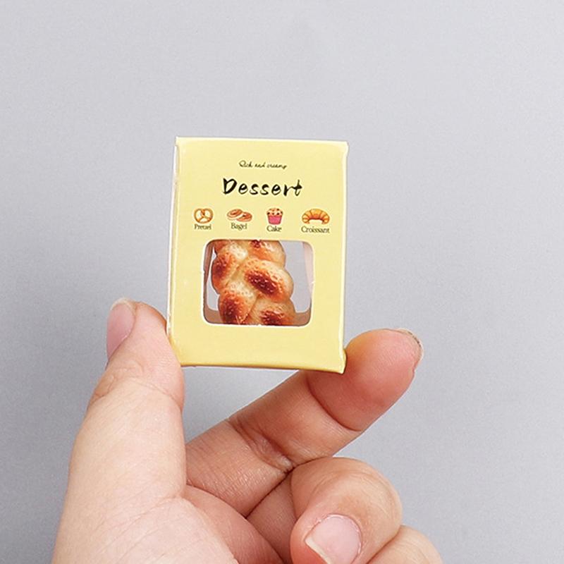2 buc simulare desert pâine ornamente accesorii decor model DIY casă de păpuși jucării