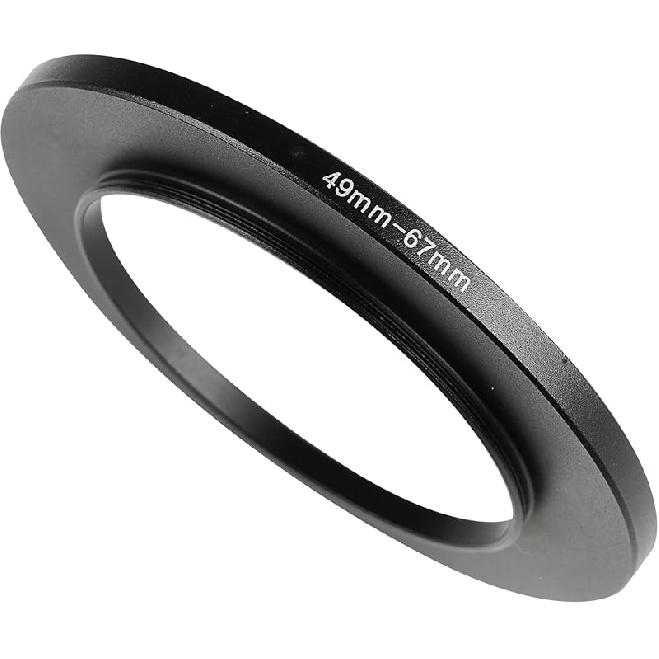 72-77mm Metal Step-Up/Down Ring Adapter Compatible with Mirrorless Cameras DSLR Lens, UV CPL ND Filter Thread Converter, Black