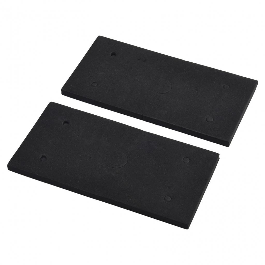 Sander Back Pads Foam 18.5x9.3x0.8cm Black Easy Installation
