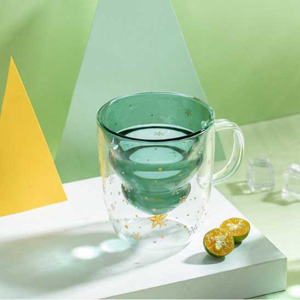 Strom Vánoční ozdoby Hvězdná obloha Dvouvrstvý mléčný pohár Skleněný hrnek Skleněný pohár Vánoční dárky