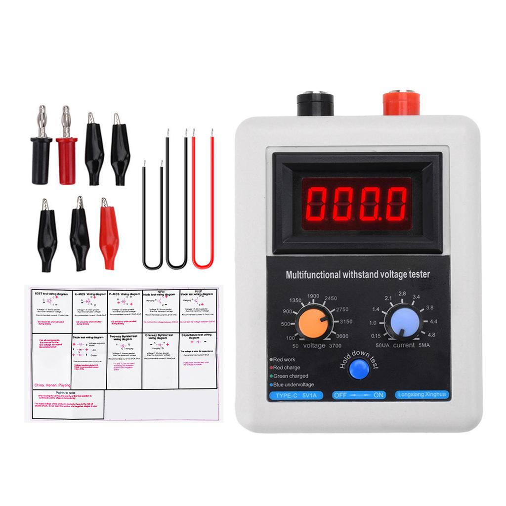 3700V High Voltages Testing Device for Laboratory and Field Use with Precise Measurement  Educational Research Purposes