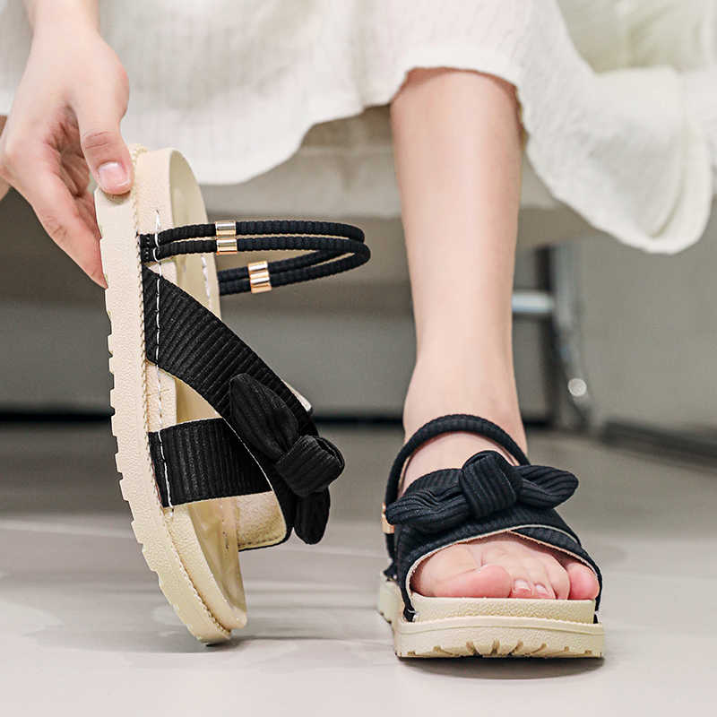 Fashion Anti-slip Strips Womans Brand Sandal Slippers Flip Flops Brand Shoes Due To 34 Sneakers Sports Fashion Outing The Most Sold