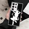 Devil Girl Silhouette Cool Shockproof Phone Case for Samsung Galaxy S26 Edge S25 Ultra S24 FE S23 Plus S21 Cover Anti Fall Funda