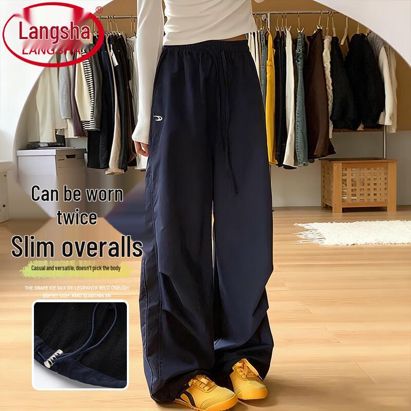 

Women s 2025 Autumn Loose Fit Two-Way Cargo Pants XL