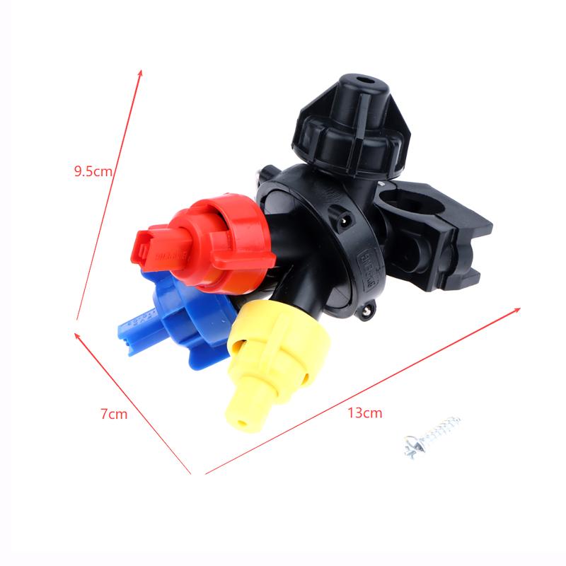 3 Heads Spray Tube Fittings Pipe Clamp Garden Watering Agricultural Sprayer Part