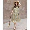 Women's Spliced Tiered T-Shirt Dress