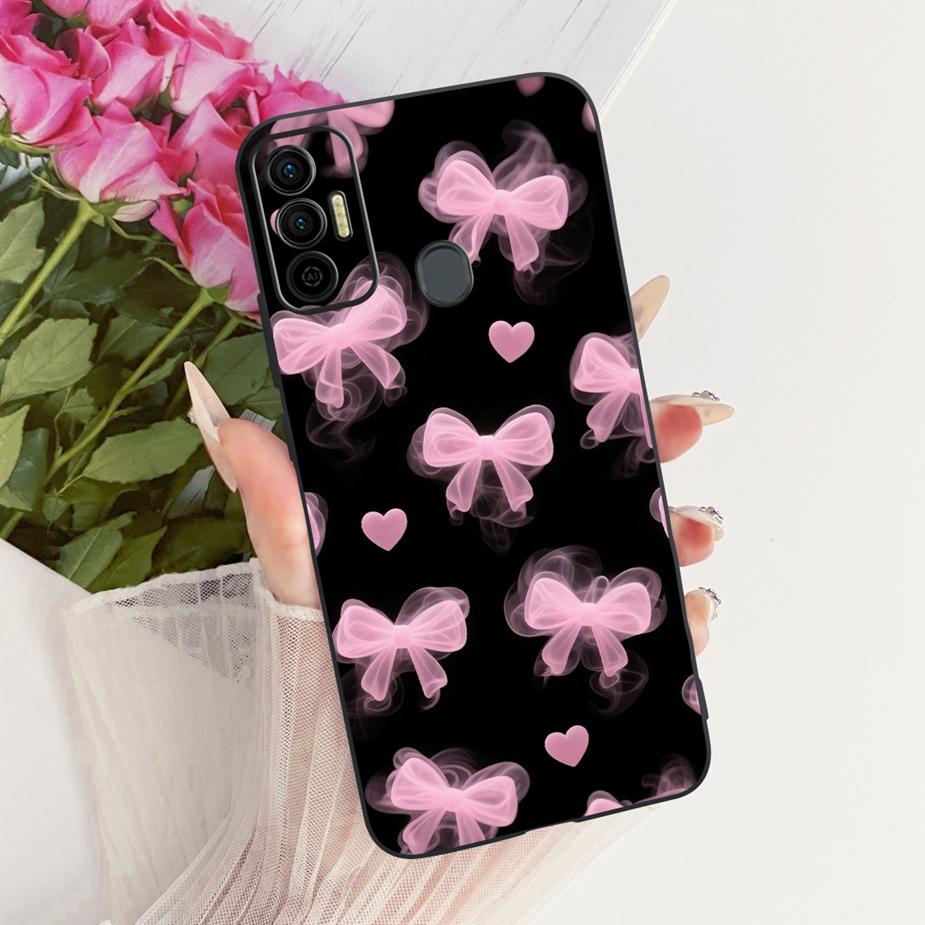 For Tecno Spark 7 Pro Case Spark7 T KF6p New Luxury Painted Cover Soft Silicone Case For Tecno Spark 7P 7T Spark7 Pro Funda Bags