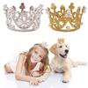 Pet Party Pet Crown Adjustable Cord Pet Hats Fashion Sparkling Tiara Cat Costume
