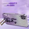 For Samsung Galaxy A22 4G (EU Version) Phone Case Lovely Rabbit Pull-out Kickstand Anti-scratch Cover