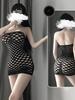 Sexy Open Crotch Lingerie Women Transparent Catsuit Body Stockings For Sex Sling Halter Backless Teddies Bodysuits