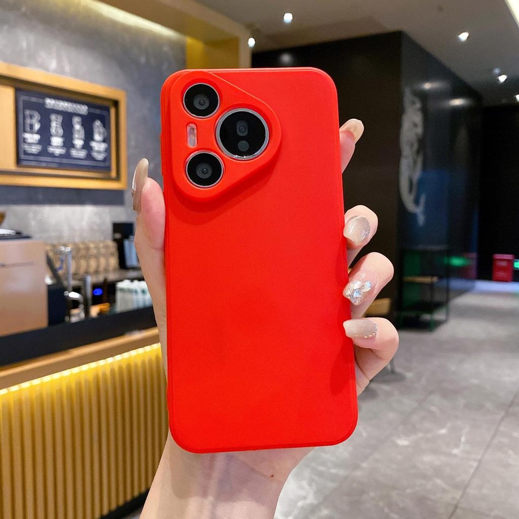 Applicable to P70 mobile phone case matte TPU straight edge enjoy glory nova12 protective case mate60 silicone case