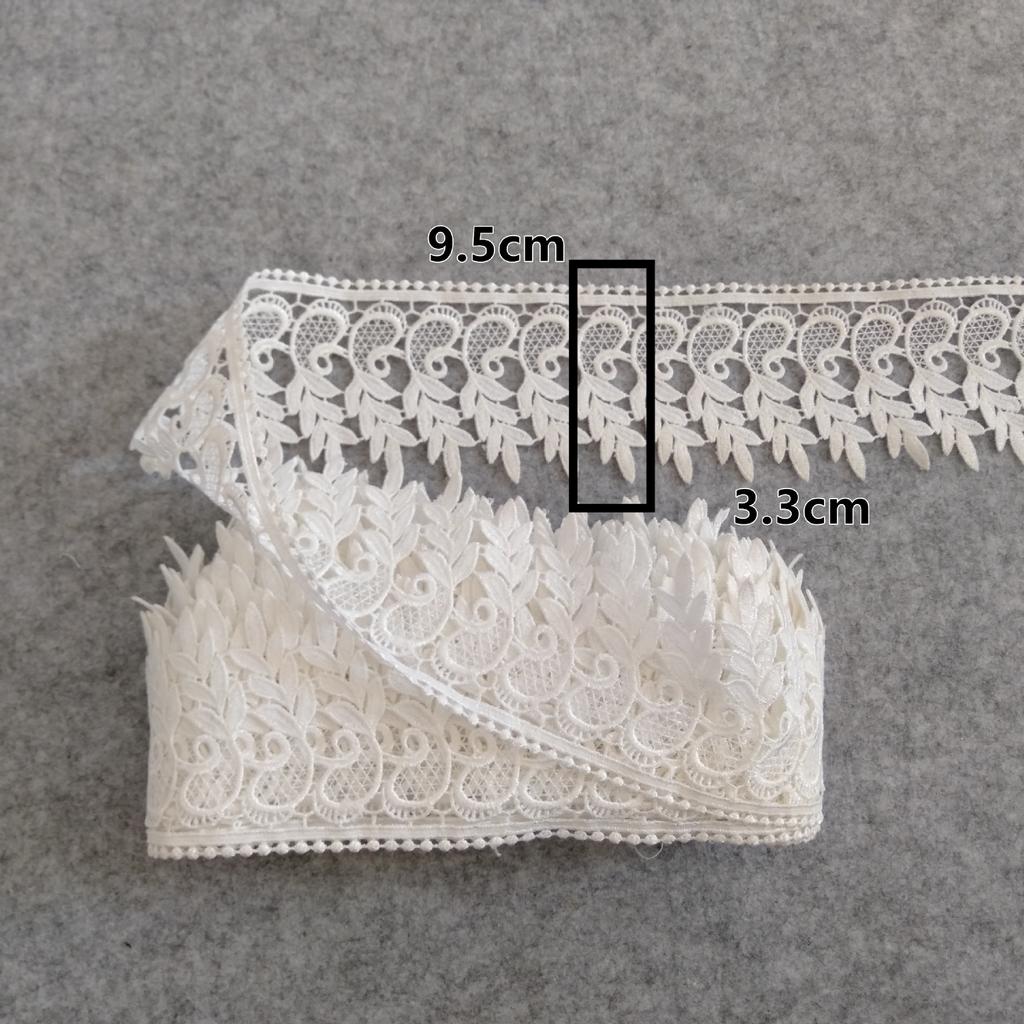 Diy Small Flower Lace Barcode Accessories Hollow Lace Clothes Decoration Fabric Water-Soluble Fringe Embroidery Accessories