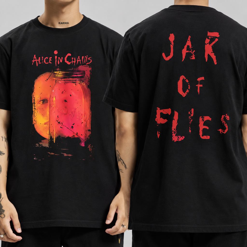 Rock Band Alice In Chains Jar Of Flies Album Graphic Tshirt Mens Women Gothic Punk Pop Music Streetwear Male Fashion T Shirts