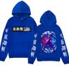 Spell Return To War, Five Ideas, Anime Hoodie Long Sleeve Winter Men'S Sweater Street Autumn And Winter Fashion
