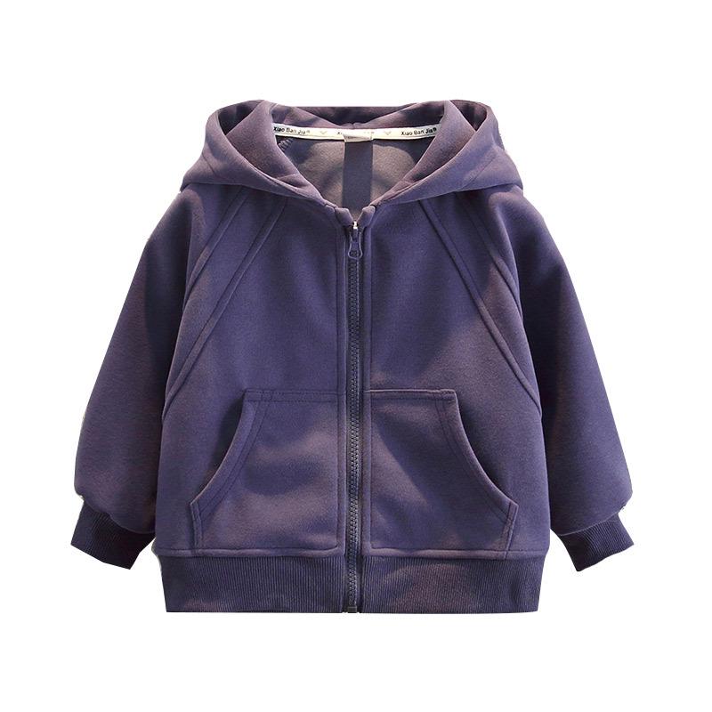 Boys' Spring & Autumn 2025 Hooded Jacket - Stylish, Rebellious Korean Streetwear for Little Boys