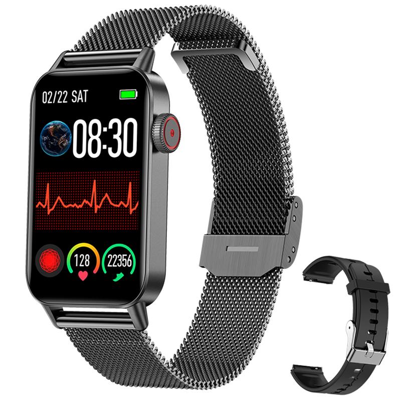 Ceas inteligent de moda Ceasuri de dama Monitor de ritm cardiac Memento de apel Bluetooth Ceas inteligent de dama pentru femei pentru Xiaomi Huawei +box