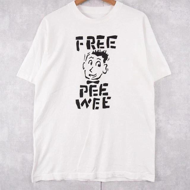 

FREE Pee Wee Herman Funny Graphic White Full Size S-5XL Unisex T-Shirt XXXXL
