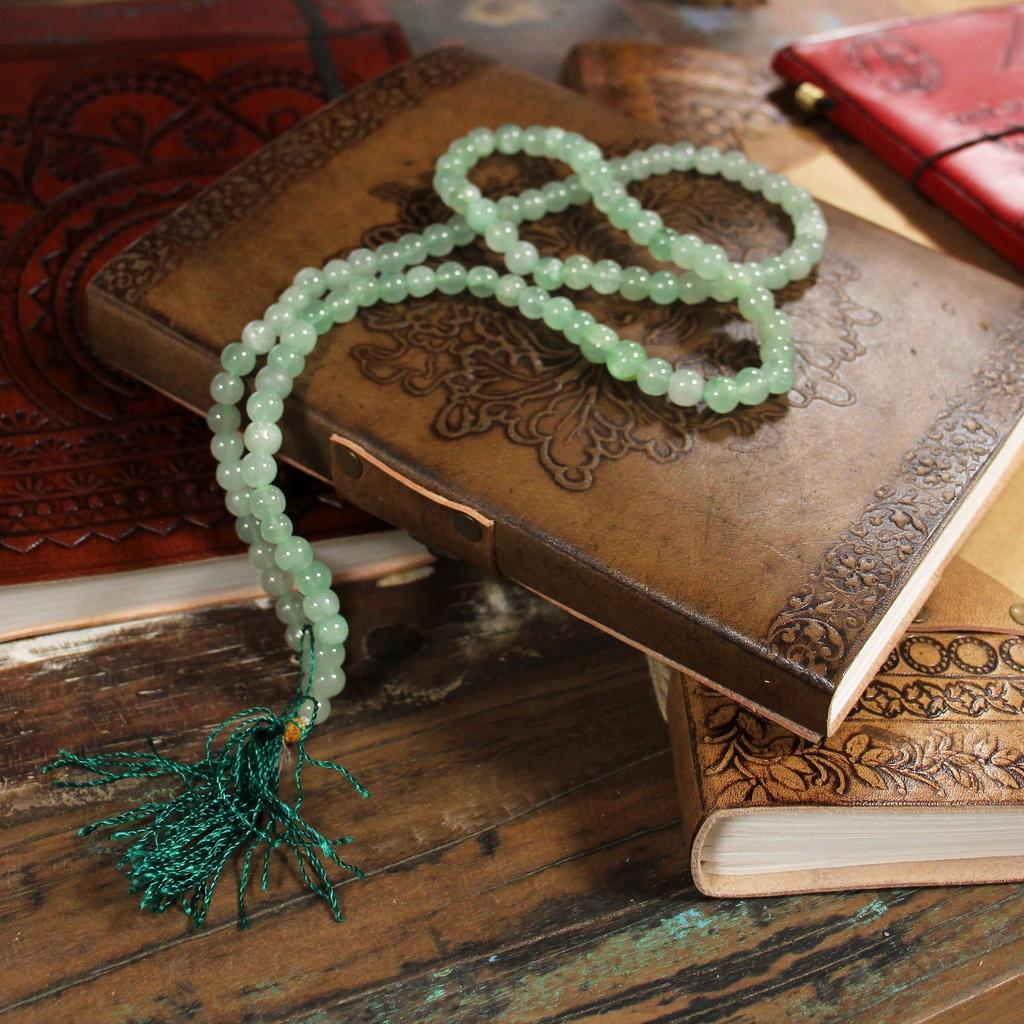 Japa Mala Green Aventurine 108 Beads