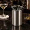 Stainless Steel Pick Holder Set Cylindrical Cocktails Open Top