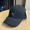 New Trendy Brand Letter Embroidery Frayed Baseball Hat for Women Casual Fashion Versatile Sun Visor Peaked Hat for Men