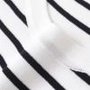 2025 Spring Women's Striped Sleeveless Round Neck Knit Vest - Slim Fit