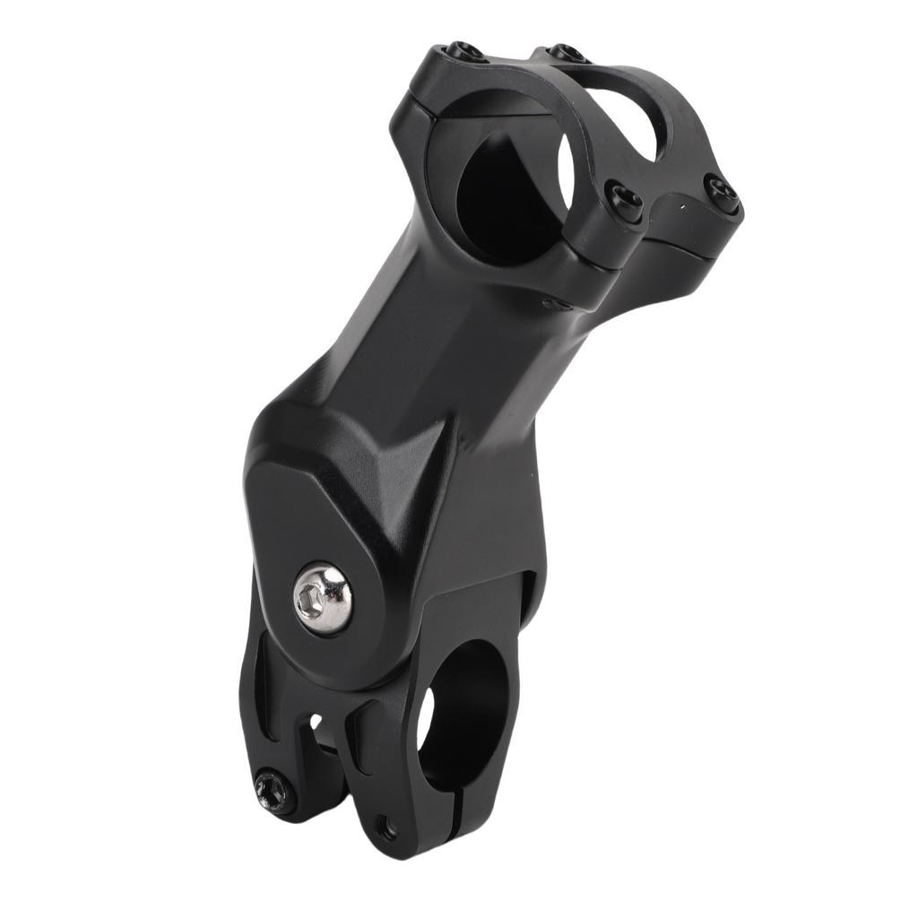 31.8mm Bike Stem Black Aluminum Alloy Shock Absorbing Bicycle Handlebar Stem for Road Bike Mountain Bike
