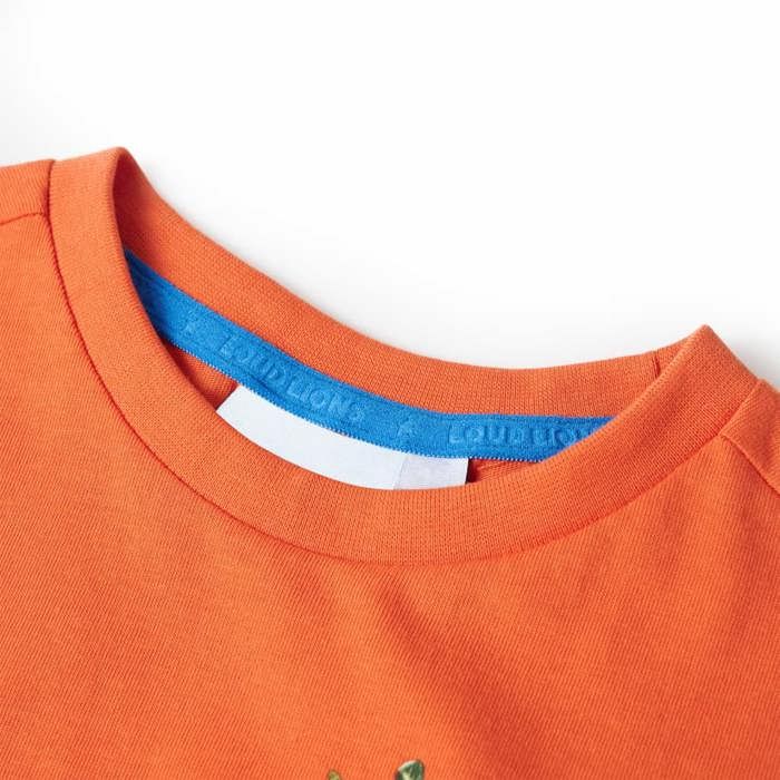 T-shirt pour enfants orange vif 92/104/116/128/140