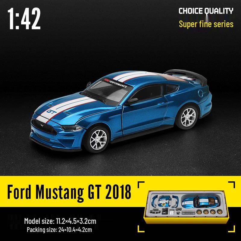 Caipo 1:42 Ford Mustang GT Modifiable Alloy Racing Car Model Ornament