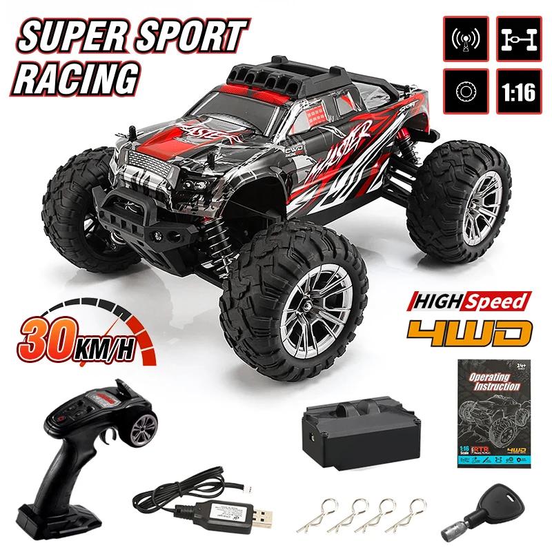 4WD Off Road Climbing Rc Cars KF11 Radio Remote Control 30KM/H High-speed Car 1/16 Racing Vehicle Kids Toy Boy Birthday Gifts