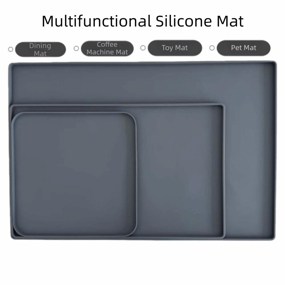 Heat Resistant Silicone Coffee Mat Non Slip Countertop Protector Tray Drying Mat Bar Mat Bar Tools