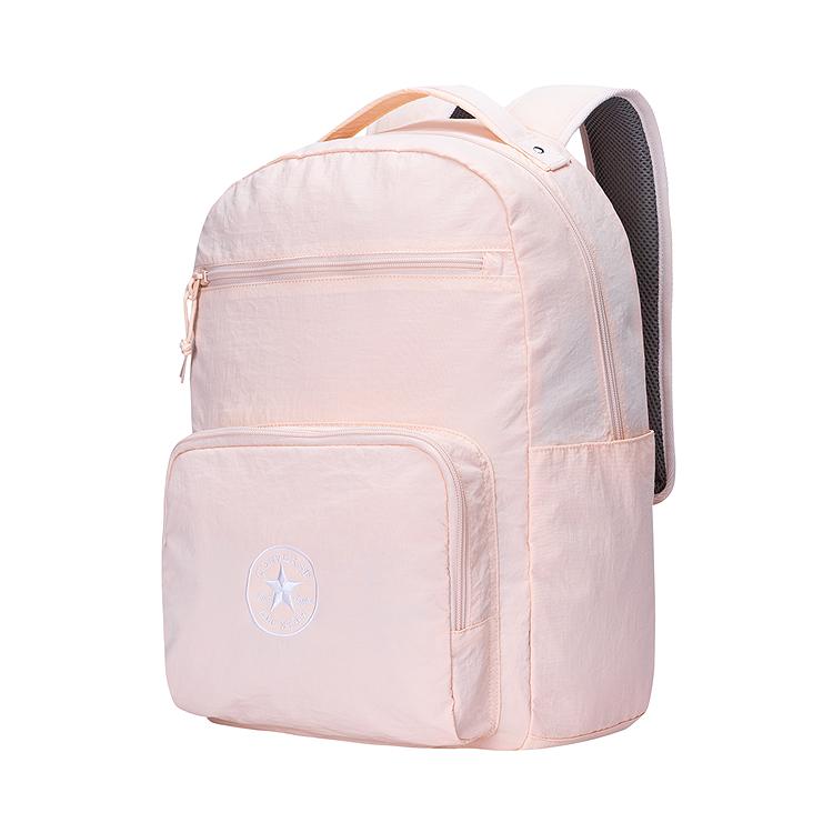 Converse Versatile Fashion Multi-Compartment Nylon Backpack Women Backpacks Light-Petal CV2533129GS-007