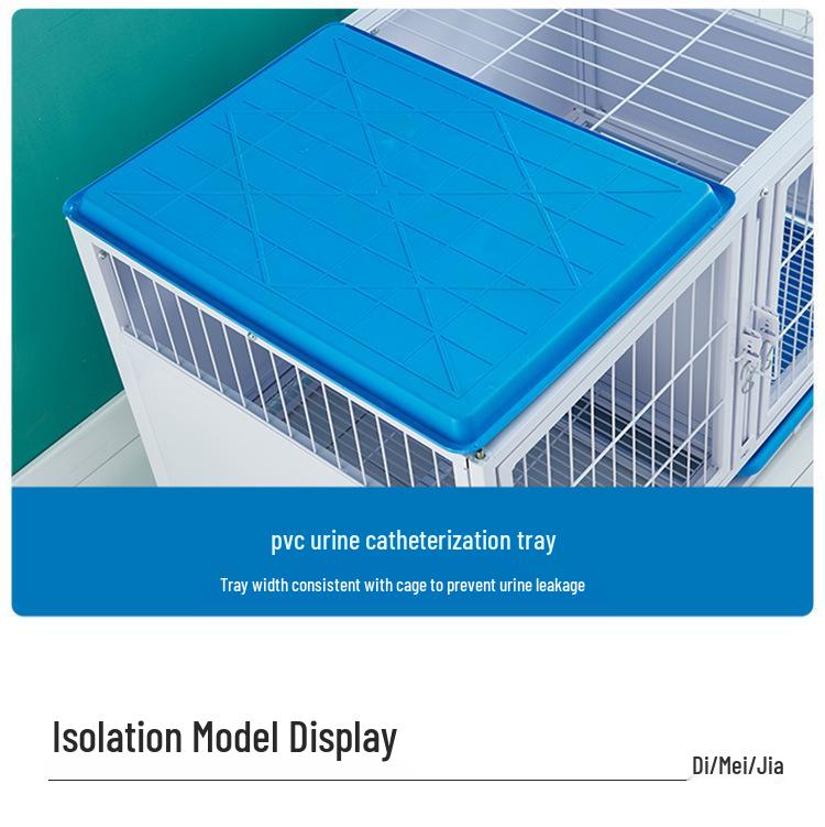 Multi-Tier Galvanized Pet Cage for Boarding, Breeding & Hospitalization