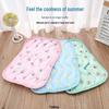 Summer Cooling Ice Silk Pet Mat: Breathable Cat and Dog Bed for a Cool Sleeping Experience