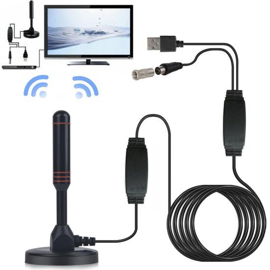 5m Indoor Digital IEC Connector High Clarity TV Antenna Signal Receiver Aerial for DVB-T2